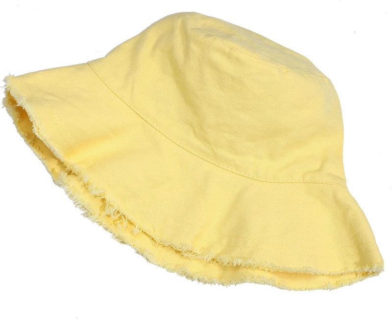 Boderier Sun Hats for Women Summer Casual Wide Brim Cotton Bucket Hat Beach Vacation Travel Accessories - Image 4